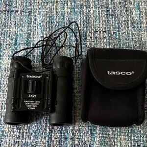 Black Binoculars with Case